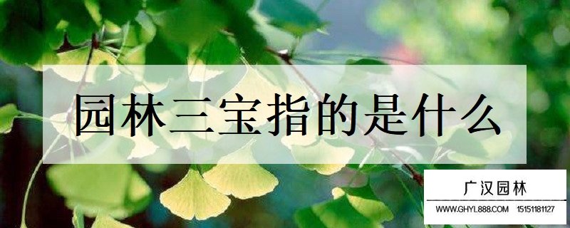 園林三寶指的是什么